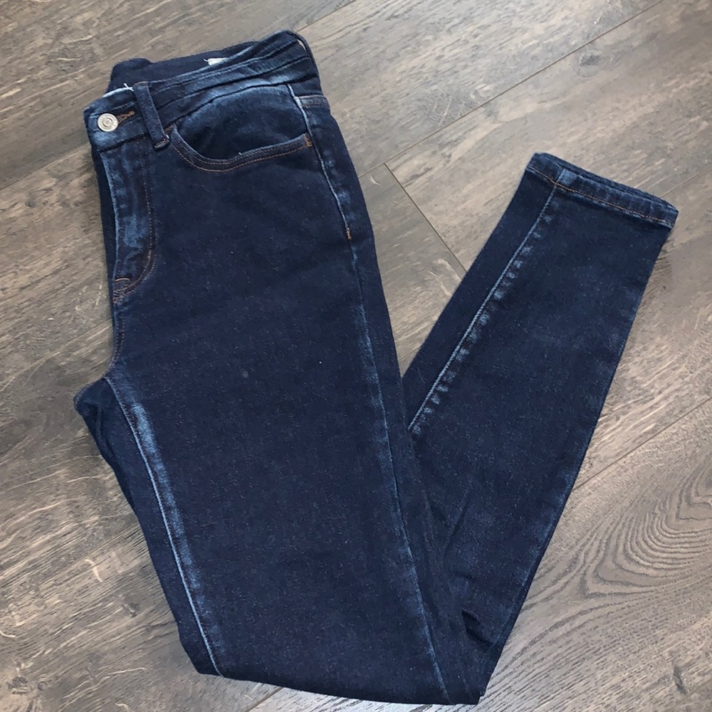 Bridge high-rise ankle skinny